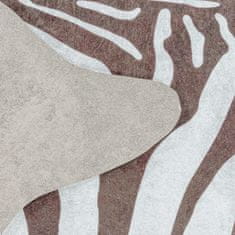 Ayyildiz Kusový koberec Etosha 4111 brown (tvar kožušiny) 100x135 tvar kožešiny