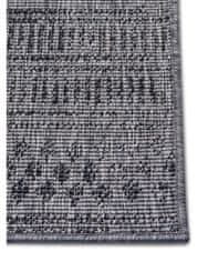 NORTHRUGS Kusový koberec Twin Supreme 105417 Biri Night Silver – na von aj na doma 80x150