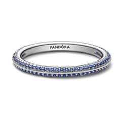 Pandora Trblietavý strieborný prsteň s kubickými zirkónmi Me 199679C03 (Obvod 50 mm)