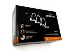 Invena Verso, nástenná kuchynská batéria 150mm s elastickým ramenom, béžová-čierna-chrómová, INV-BC-82-E4S-L