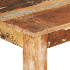 shumee Jedálenský stôl 110x55x76 cm masívne recyklované drevo