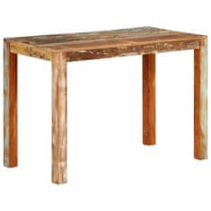 shumee Jedálenský stôl 110x55x76 cm masívne recyklované drevo