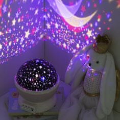 Atmosphera Rotujúce detské nočné svetlo s projektorom