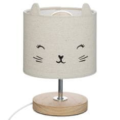 Atmosphera Detská nočná lampička s tienidlom mačka