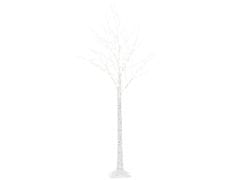Beliani Vonkajšia LED dekorácia stromček 160 cm biela LAPPI