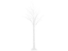 Beliani Vonkajšia LED dekorácia stromček 160 cm biela LAPPI
