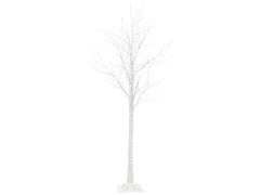 Beliani Vonkajšia LED dekorácia stromček 190 cm biela LAPPI