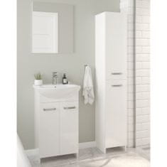 Deftrans Kúpeľňová skrinka so stojatým umývadlom biela 50 cm