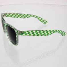 Oem dámske slnečné okuliare Nerd mosaic zelená