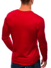 Pánske tričko s dlhým rukávom Genuine červená L