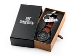 NaviForce Pánske hodinky – Nf9099 (Zn079d) – hnedé/čierne + krabica