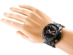 NaviForce Pánske hodinky – Nf9146s (Zn089b) – čierne/červené + krabička