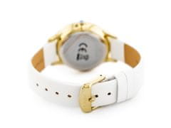 Gino Rossi Dámske analógové hodinky s krabičkou Enol biela