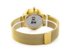 Gino Rossi Dámske analógové hodinky s krabičkou a magnetickým zapínaním Livren zlatá