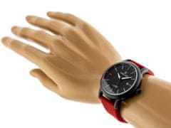 Daniel Klein Pánske analógové hodinky s krabičkou Aunrin červená