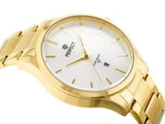 Perfect Pánske analógové hodinky Diandre zlatá