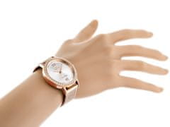 Gino Rossi Dámske analógové hodinky s krabičkou Muwin ružová