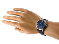 Gino Rossi Pánske analógové hodinky s krabičkou Vidrien čierna