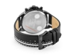 NaviForce Pánske analógové hodinky s krabičkou Crlenón čierna