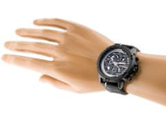 NaviForce Pánske analógové hodinky s krabičkou Crlenón čierna
