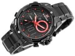 NaviForce Pánske hodinky – Nf9120 (Zn062c) – čierna/červená