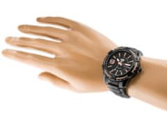 NaviForce Pánske analógové hodinky s krabičkou Waklam čierna