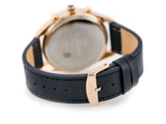 Gino Rossi Pánske analógové hodinky s krabičkou Craltar tmavomodrá