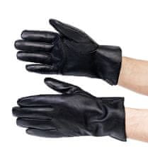 Rovicky Zateplené pánske rukavice z prírodnej hovädzej kože - M