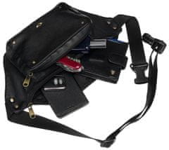 Peterson Kožená bedrová taška s vreckami