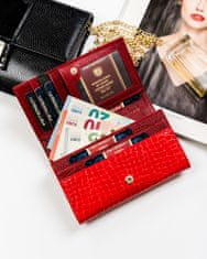 Peterson Dámska kožená peňaženka Belapa červená univerzálny