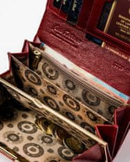 Peterson Dámska kožená peňaženka Belapa červená univerzálny