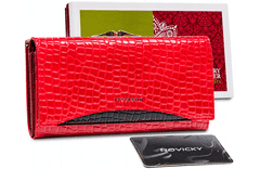 Peterson Dámska peňaženka so zabezpečením RFID Harkany červená univerzálna