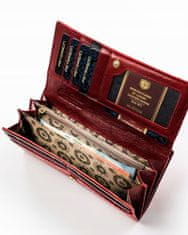 Peterson Dámska peňaženka so zabezpečením RFID Harkany červená univerzálna