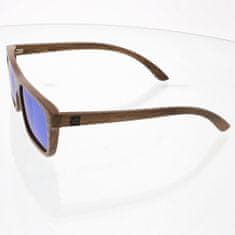 VeyRey drevené slnečné okuliare hranaté Forest zelená skla
