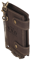 Always Wild Pánska kožená peňaženka zabezpečená technológiou RFID Mindszent hnedá univerzálna