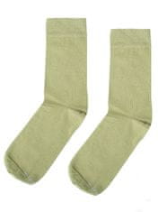 Zapana Pánske jednofarebné ponožky Pea zelené veľ. 42-44