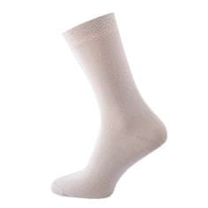 Zapana Pánske jednofarebné bambusové ponožky Plant béžové veľ. 39-41