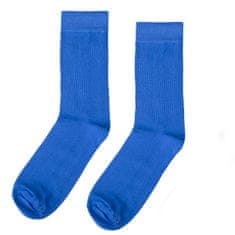 Zapana Pánske jednofarebné ponožky Wave modré veľ. 42-44