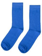 Zapana Pánske jednofarebné ponožky Wave modré veľ. 42-44