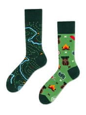 Pánske ponožky map zelená 39-42