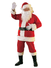 Korbi Oblečenie Santa Clause, 10 kusov oblečenia Santa Clause, veľkosť 3XL