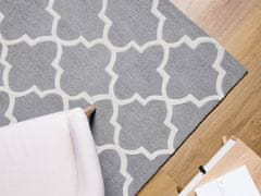 Beliani Bavlnený koberec 80 x 150 cm sivý SILVAN