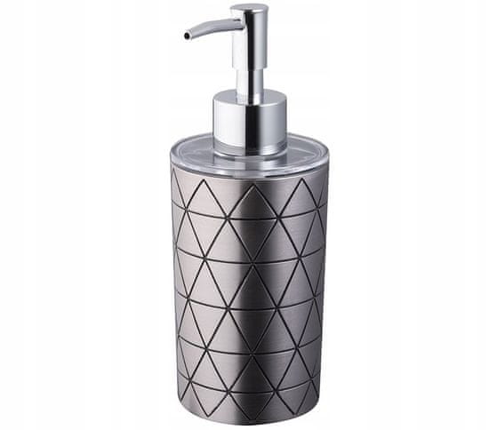 BISK Kúpeľňový dávkovač tekutého mydla strieborný dizajn