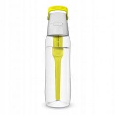 Pevná fľaša na vodu s filtrom žltá 0,7 l