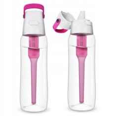 DAFI Pevná fľaša na vodu s filtrom ružová 0,7 l