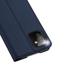 Dux Ducis Skin Pro knižkové kožené puzdro na Samsung Galaxy A03, modré