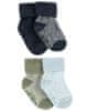 Ponožky Stripes Navy chlapec LBB 4ks 0-3m