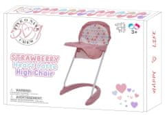 CREW Vysoká stolička pre bábiky - Srdce