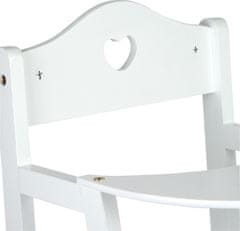 Legler small foot Drevená stolička pre bábiky biela