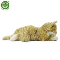 Rappa Plyšová mourovatá mačka hrdzavá 40 cm ECO-FRIENDLY